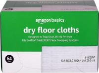 64 Amazon Basics Dry Floor Cloths