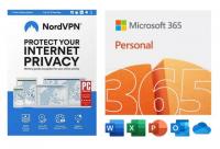 Microsoft 365 Personal Subscription with NordVPN 12-Month Subscription