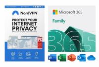 Microsoft 365 Family Subscription with NordVPN 12-Month Subscription