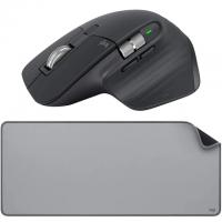 Logitech MX Master 3 Advanced Laser Mouse with Studio Desk Mat
