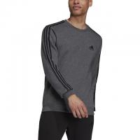 adidas Mens Large Essentials Fleece 3-Stripes Sweatshirt