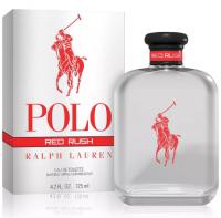 Ralph Lauren Mens Polo Red Rush EDT Spray with Duffle Bag