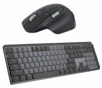 Logitech MX Mechanical Wireless Keyboard with MX Master 3S Mouse
