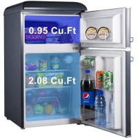 Galanz Retro Compact Mini Fridge with Freezer