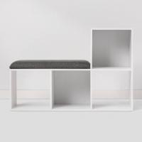 Room Essentials Cube Bookshelf with Bench