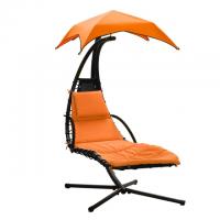 Ainfox Hanging Curved Chaise Lounge Chair Swing