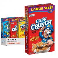 4 Captain Crunch Cereal Variety Pack