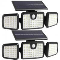 2 Solar Motion Sensor LED Outdoor Lights