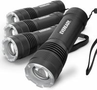 4 Eveready 300 Lumens LED Tactical Flashlights