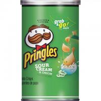 12 Pringles Potato Crisps Chips Sour Cream and Onion