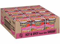 12 Maruchan Instant Lunch Hot and Spicy Shrimp Cup Noodles