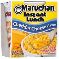 12 Maruchan Instant Lunch Cheddar Cheese Cup Noodles