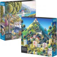 Spin Master Daffodils and Hidden Village Jigsaw Puzzles