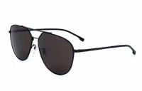 Hugo Boss Mens UV Matte Modern Aviator Sunglasses