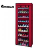 Zimtown 10-Tier Shoe Organizer Rack with Dustproof Cover