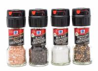 4 McCormick Salt and Pepper Grinder Variety Pack