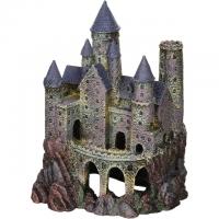 Penn-Plax 10in Wizards Castle Hand Painted Aquarium Decoration