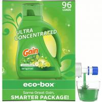 Gain HE Liquid Laundry Detergent Soap Eco-Box