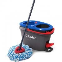 O-Cedar EasyWring RinseClean Microfiber Spin Mop and Bucket