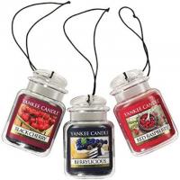 3 Yankee Candle Car Jar Hanging Air Fresheners