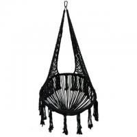 Equip Avocado Macrame Outdoor Hanging Hammock Chair