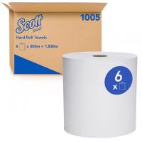 6 Scott Essential High Capacity Hard Roll Paper Towels