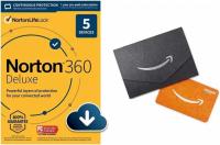 Norton 360 Deluxe 2022 with a Amazon Gift Card
