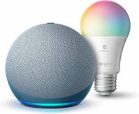 Echo Dot 4th Gen with Sengled Color Bulb