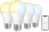 Linkind 800 Lumens 60W Equivalent Smart Wifi LED 4 Light Bulbs