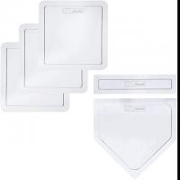 Franklin Sports Rubber Throw Down Baseball Bases