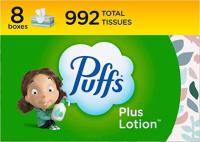 Puffs Plus Lotion Facial Tissue 8 Boxes