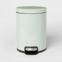 Brightroom 5L Round Step Stainless Steel Trash Can