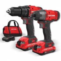 Craftsman V20 Cordless Drill and Impact Driver Combo Kit CMCK200C2