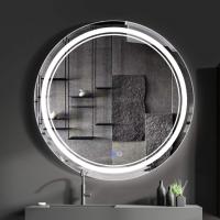 Round LED Bathroom Mirror with Anti Fog Makeup Light