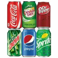96 Cans of Coca Cola Sprite 7-Up Fanta Soda