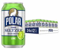 24 Polar Lime Seltzer Water