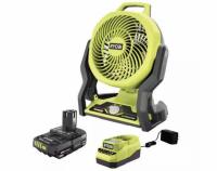 Ryobi One Cordless Hybrid Fan with Performance Battery