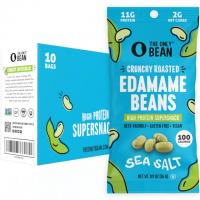 The Only Bean Crunchy Dry Roasted Edamame Snacks 10 Pack