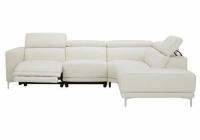 Angeline Leather Power Reclining Sectional Sofa