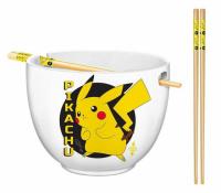 Pokemon Pikachu Ramen Bowl with Chopsticks