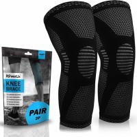 2 Powerlix Knee Compression Sleeves