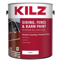 KILZ Exterior Siding Fence and Barn White Paint