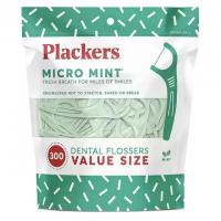 Plackers Micro Mint Dental Floss Picks 300 Pack