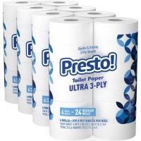 24 Presto Mega Roll Ultra Toilet Paper