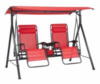Mainstays Zero-Gravity Steel Porch Swing