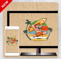 Mario in Summer Wallpaper