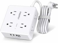 Powrui 8-Outlet Power Strip with 3 USB and 1 USB-C Port