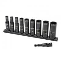 Husky 3/8 Drive Thin Wall Deep Impact 10-Piece Socket Set