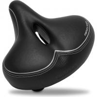 Bikeroo Memory Foam Comfort Extra-Wide Bicycle Saddle