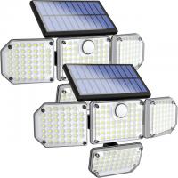 182-LED Outdoor Adjustable Waterproof Motion Sensor Solar Lights